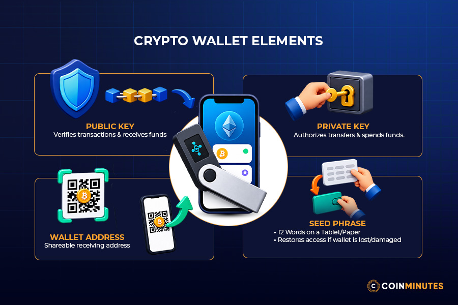 Wallet Addresses, Private Keys, and Recovery Phrases Explained