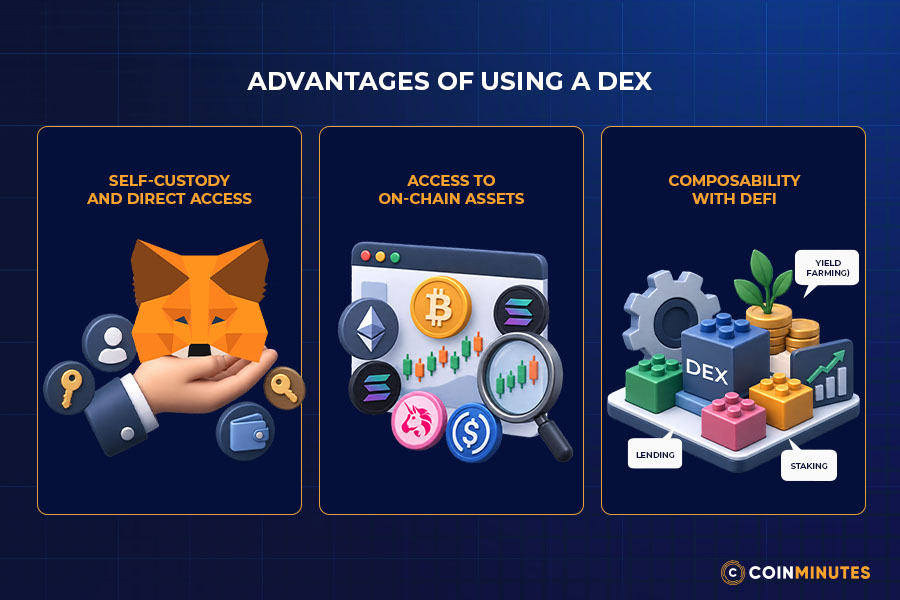 What Are the Advantages of Using a DEX?