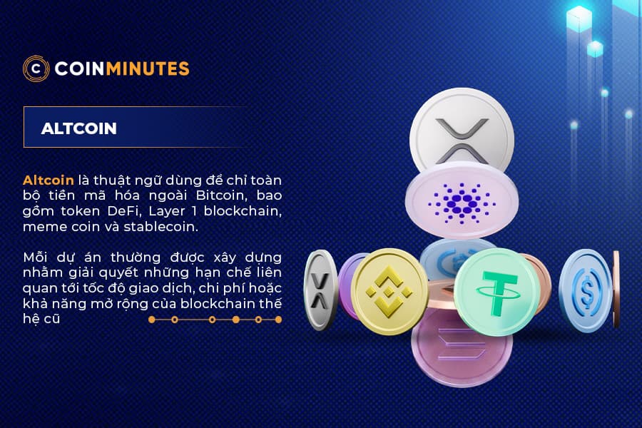 Tìm hiểu thuật ngữ altcoin là gì chi tiết