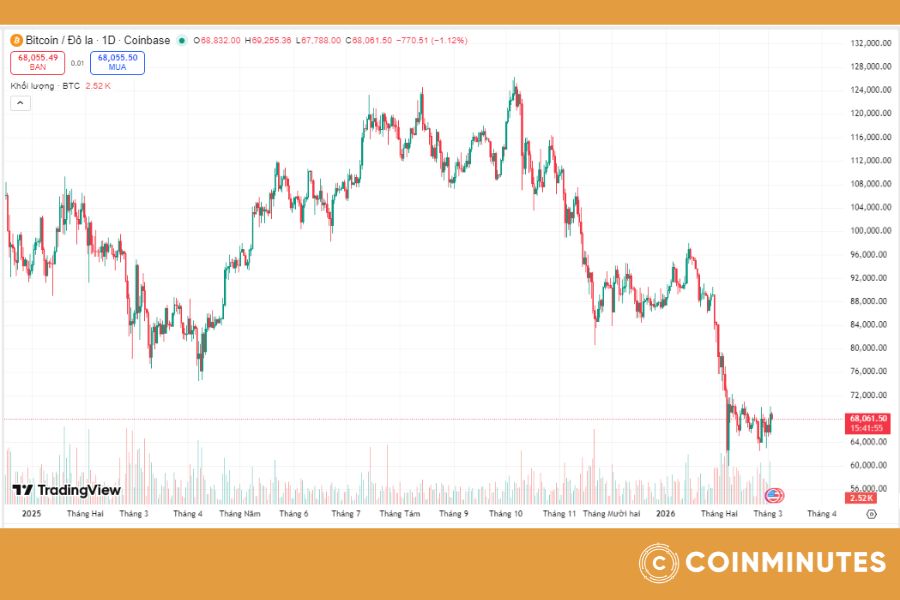 biến động giá bitcoin