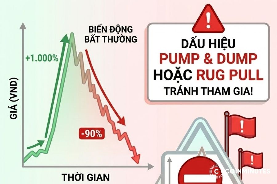 Biến động giá bất thường trong thời gian cực ngắn