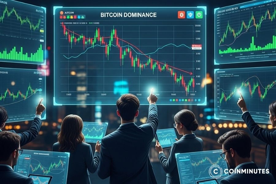 Bitcoin Dominance giảm mạnh