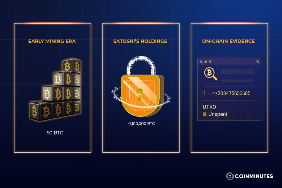 Satoshi''s Bitcoin holdings and potential market impact