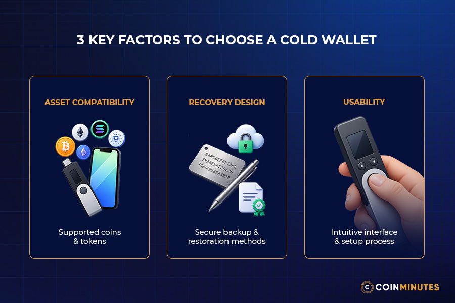 Choose for Compatibility, Recovery, and Usability