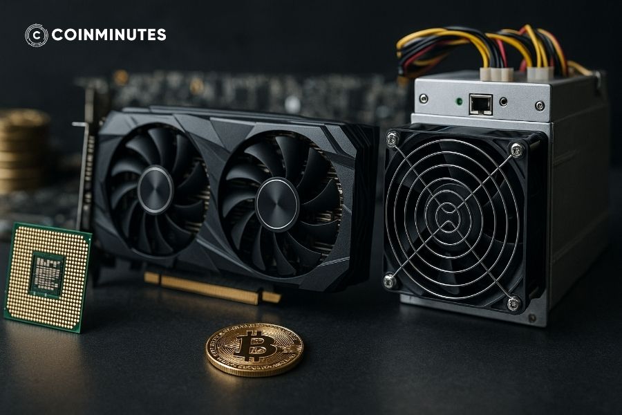 CPU mining vs GPU mining vs ASIC