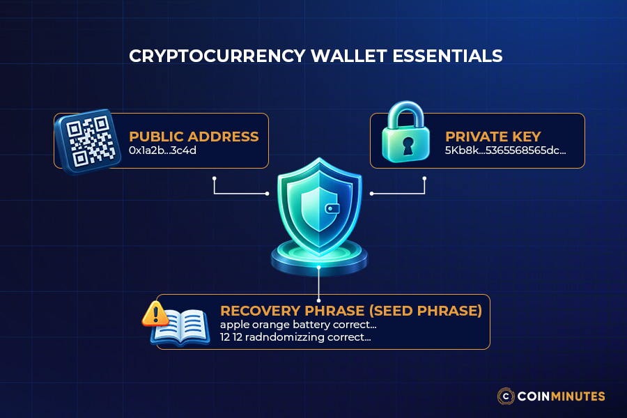Your Address, Private Key, and Recovery Phrase Explained