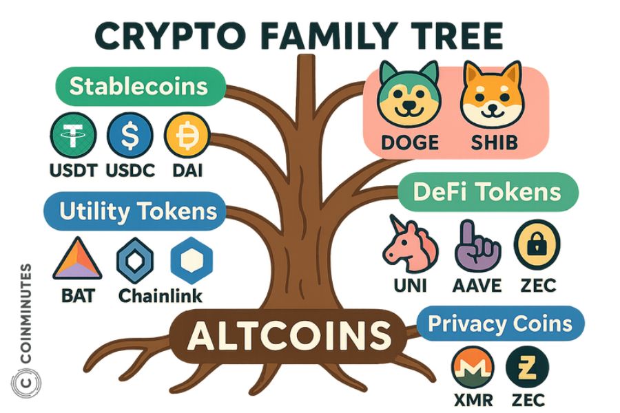 Categories of Altcoins
