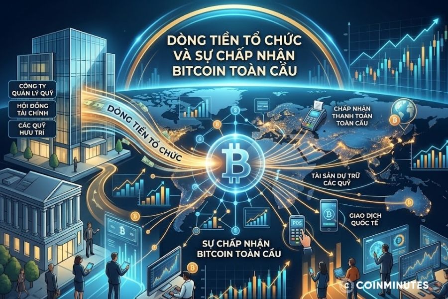 Sự tham gia của các nhà đầu tư tổ chức và việc chấp nhận Bitcoin trong các nền kinh tế lớn cũng tác động mạnh đến Dominance