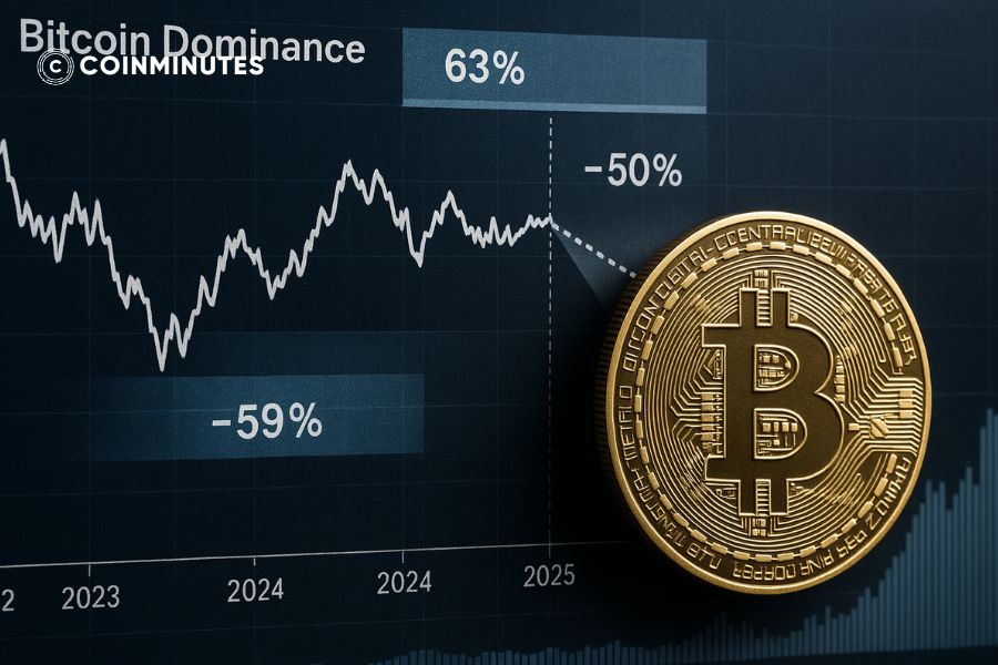 Bitcoin thống trị bao nhiêu % thị trường