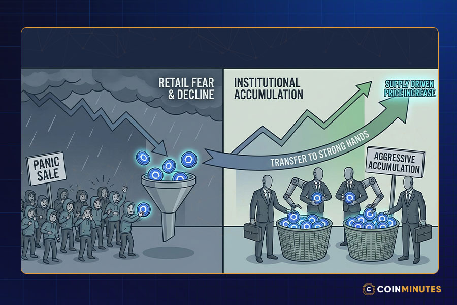 Aggressive Accumulation Amid Retail Fear