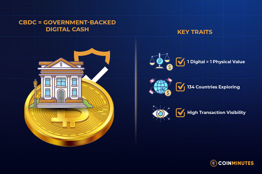 Central bank digital currencies (CBDCs): Government-issued digital money