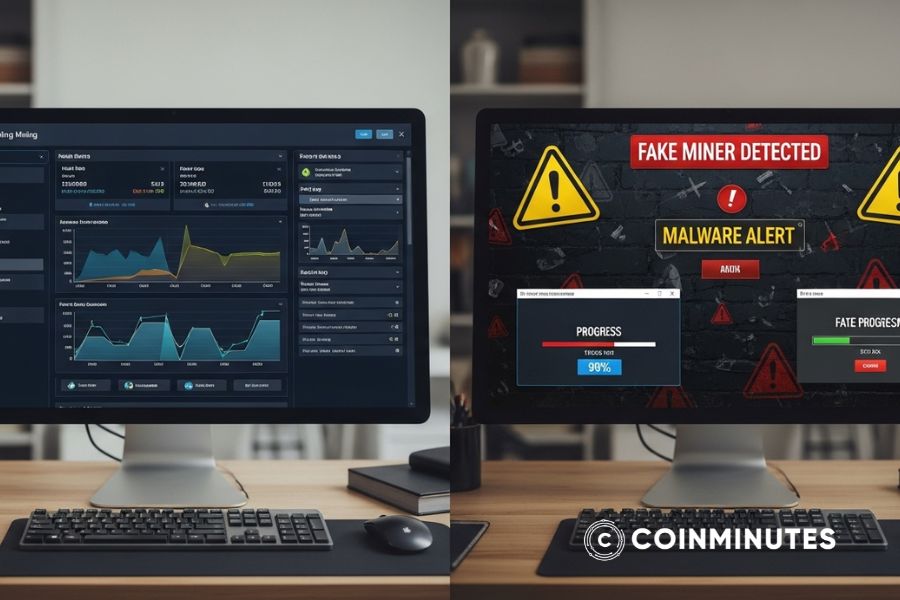 Phần mềm đào coin lừa đảo thường không công khai đầy đủ các thông tin