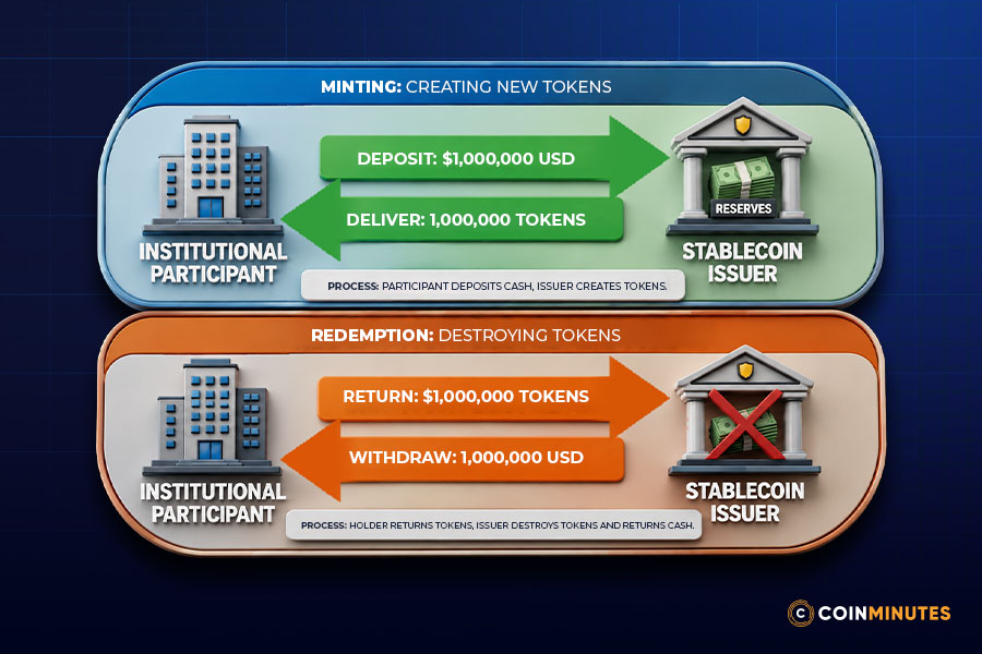 Minting and Redemption Explained Simply