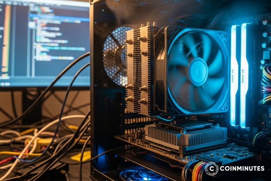 Đào coin trên máy tính  có thể giảm hiệu năng