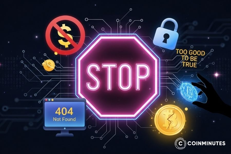 dấu hiệu cảnh báo web đào coin lừa đảo