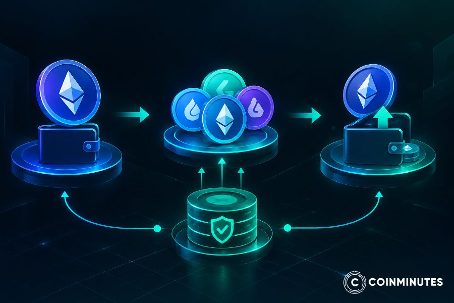 Liquid Staking hoạt động như thế nào qua từng bước?