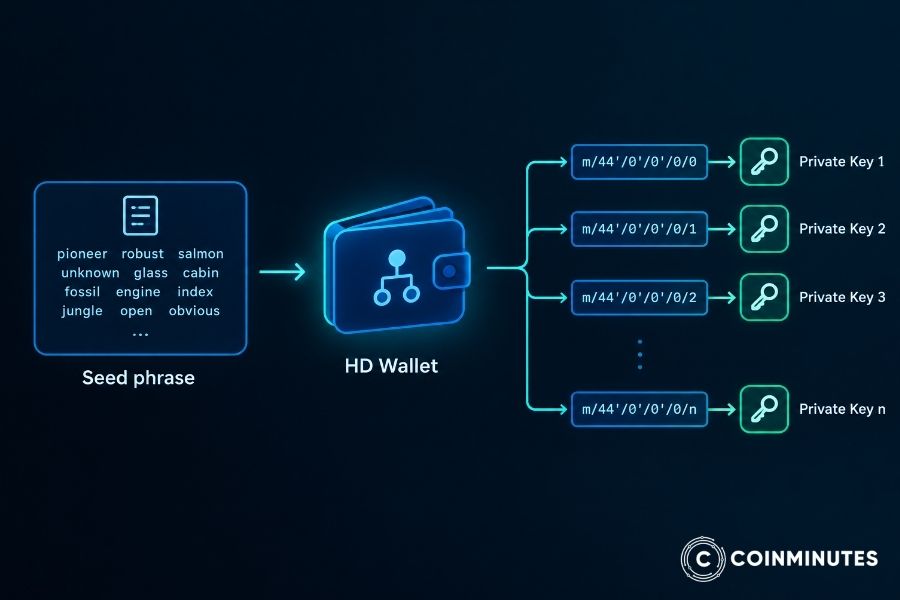 Seed phrase hoạt động như thế nào?