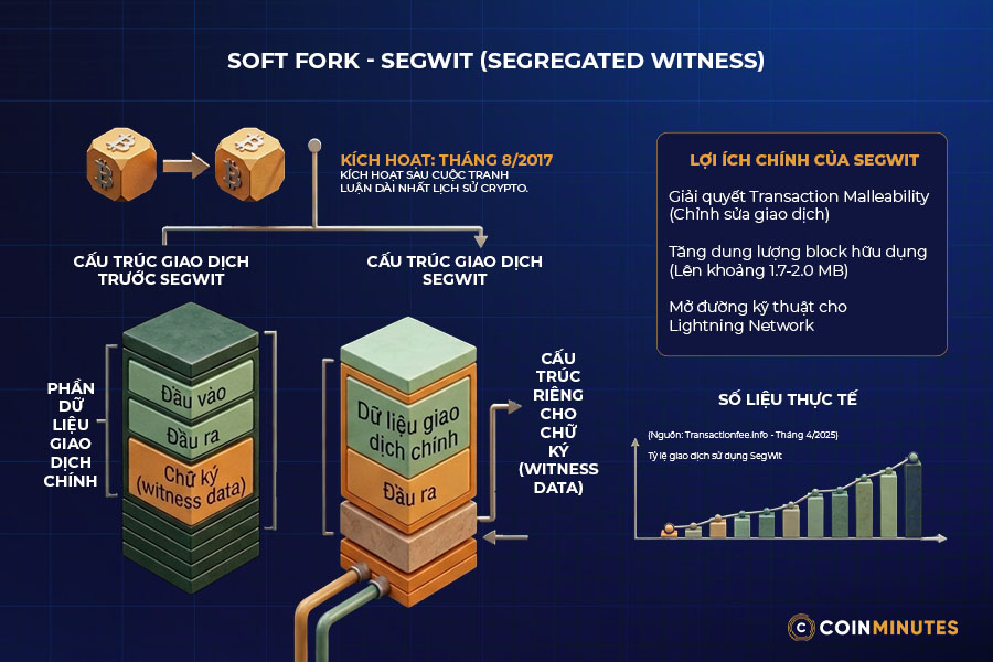 Các loại Soft Fork phổ biến hiện nay