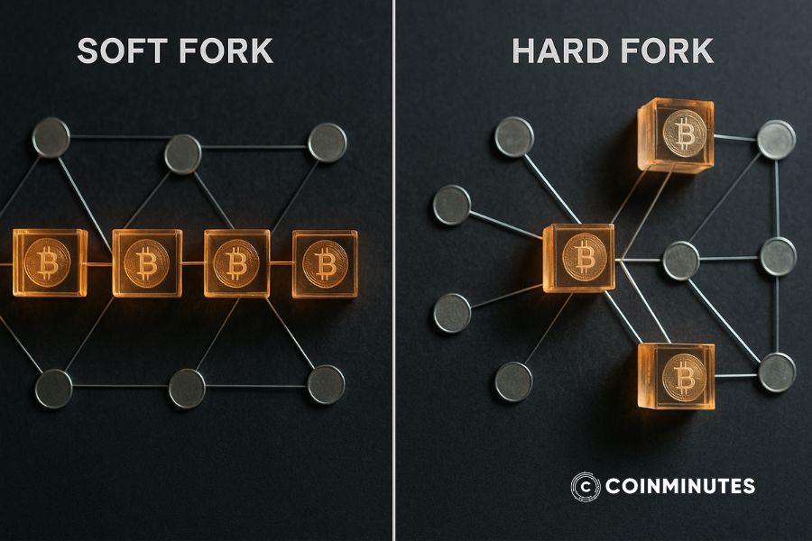 So sánh Soft fork và Hard fork 