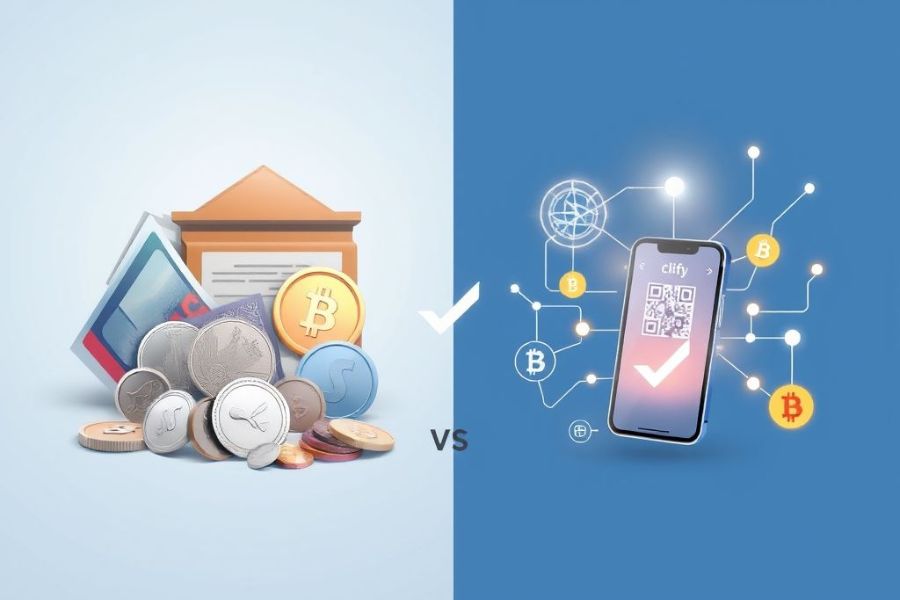 So sánh tiền pháp định với tiền khác