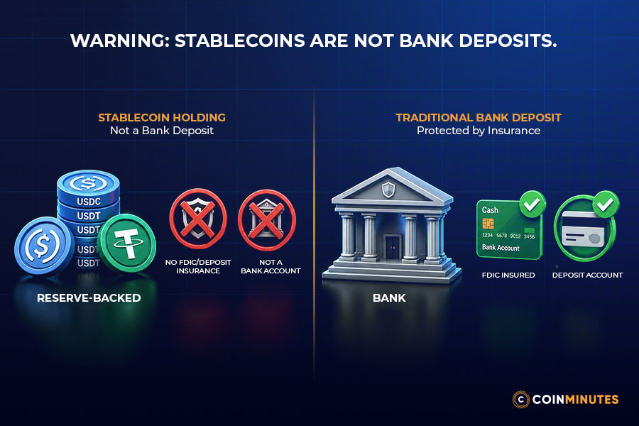Confusing Stablecoins with Bank Deposits