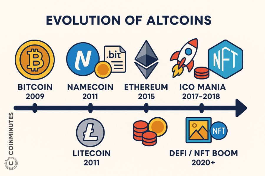 A Brief History of Altcoins