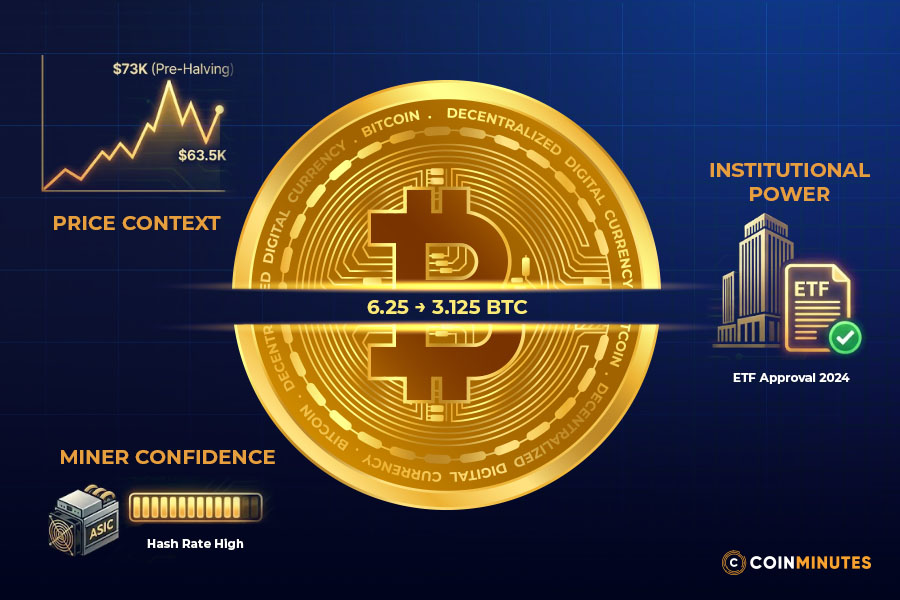 Bitcoin fourth halving (April 2024): Institutional interest