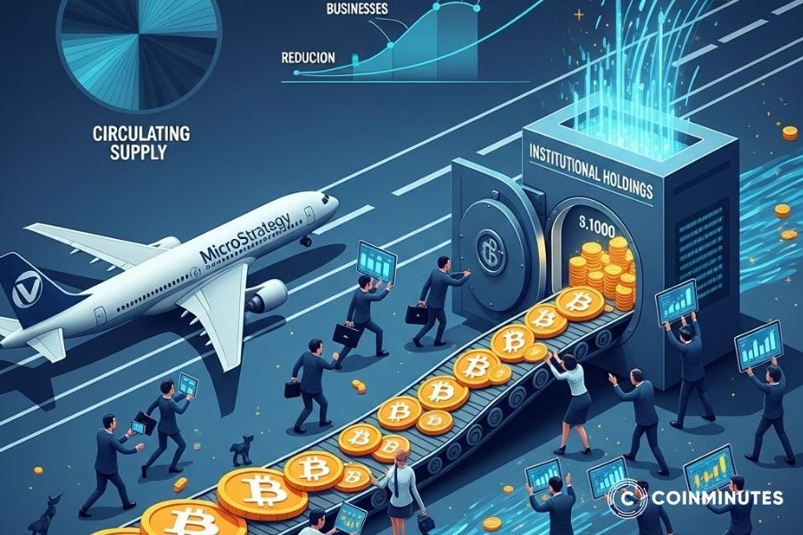 Tích lũy Bitcoin lớn có thể gây cú sốc nguồn cung