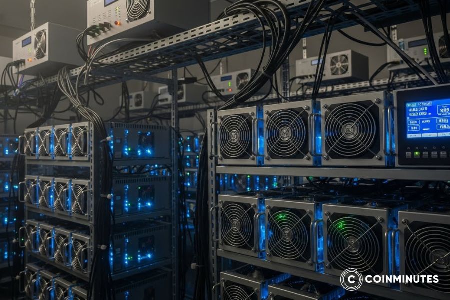 Một máy ASIC với hashboard 