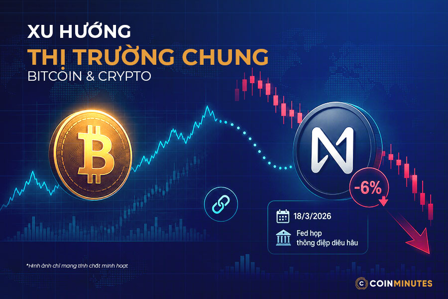 Xu hướng thị trường chung Bitcoin và Crypto ảnh hưởng giá NEAR