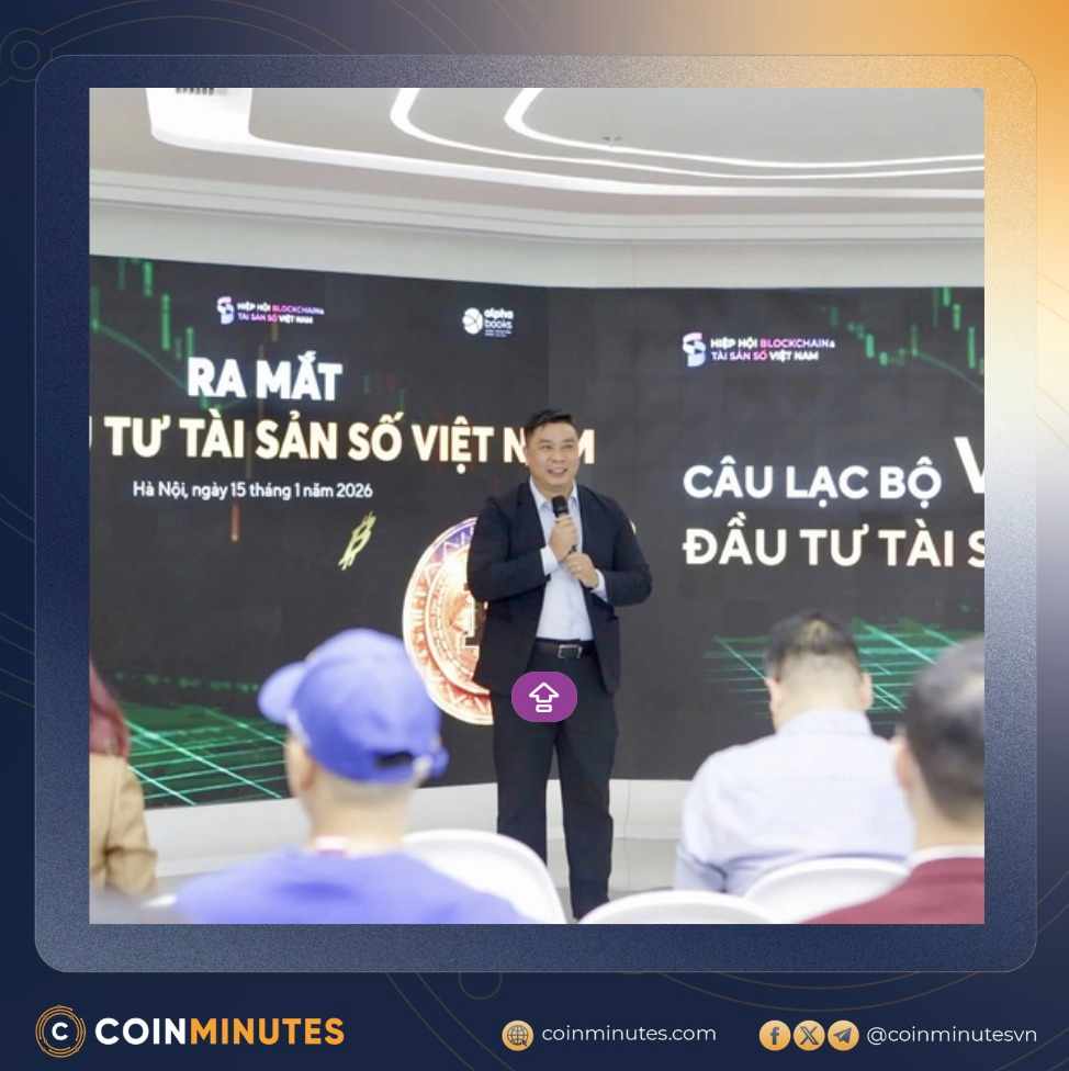 Sự kiện ra mắt Cộng đồng các nhà đầu tư tài sản số Việt Nam (VIDA) vào ngày 15/1/2026 tại Hà Nội