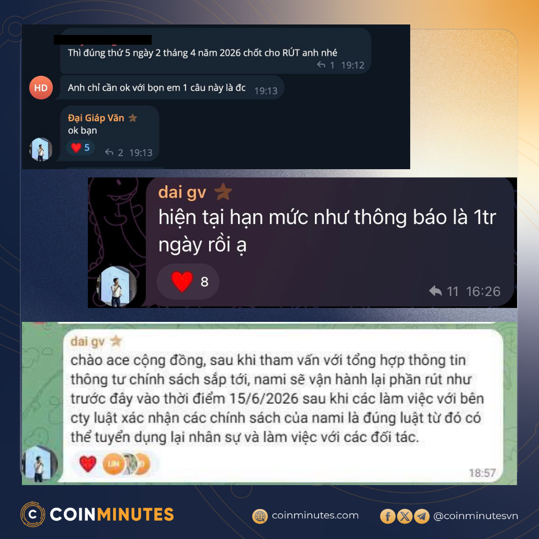 Sau ONUS, thêm 1 sàn Việt Nam bị đặt “dấu hỏi lớn” về minh bạch tài sản của người dùng khi trả lãi tiết kiệm lên tới 21%/năm, đã tạm ngưng cho người dùng rút tiền kể từ 23/3 đên nay và hẹn tới 15/6 mới hoạt động lại.