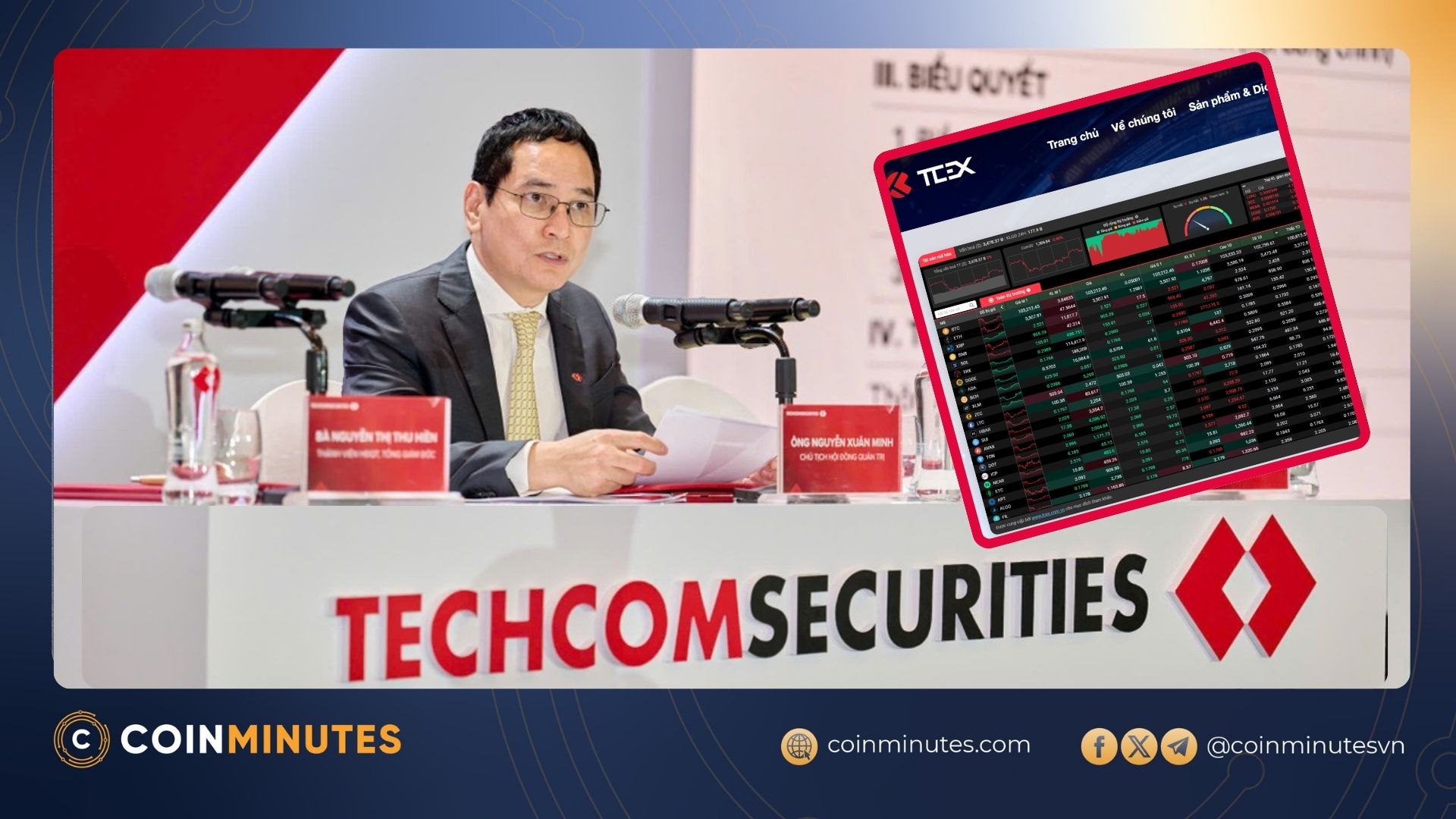 Chủ tịch TCBS: Sàn tiền số chỉ là công đoạn nhỏ, cuộc chơi lớn nằm ở token hóa và lưu ký