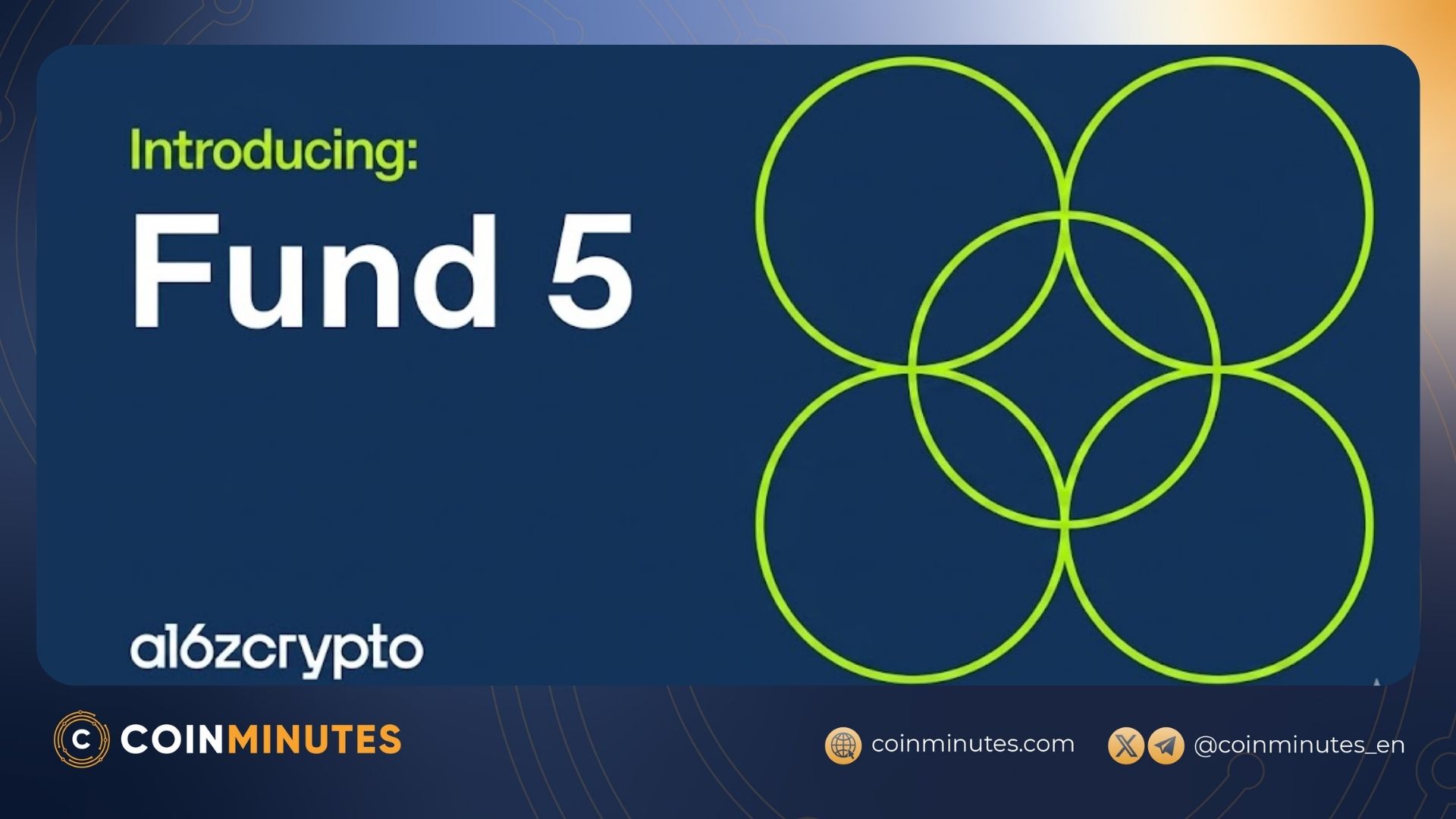 a16zcrypto has successfully raised $2.2 Billion for Crypto Fund 5