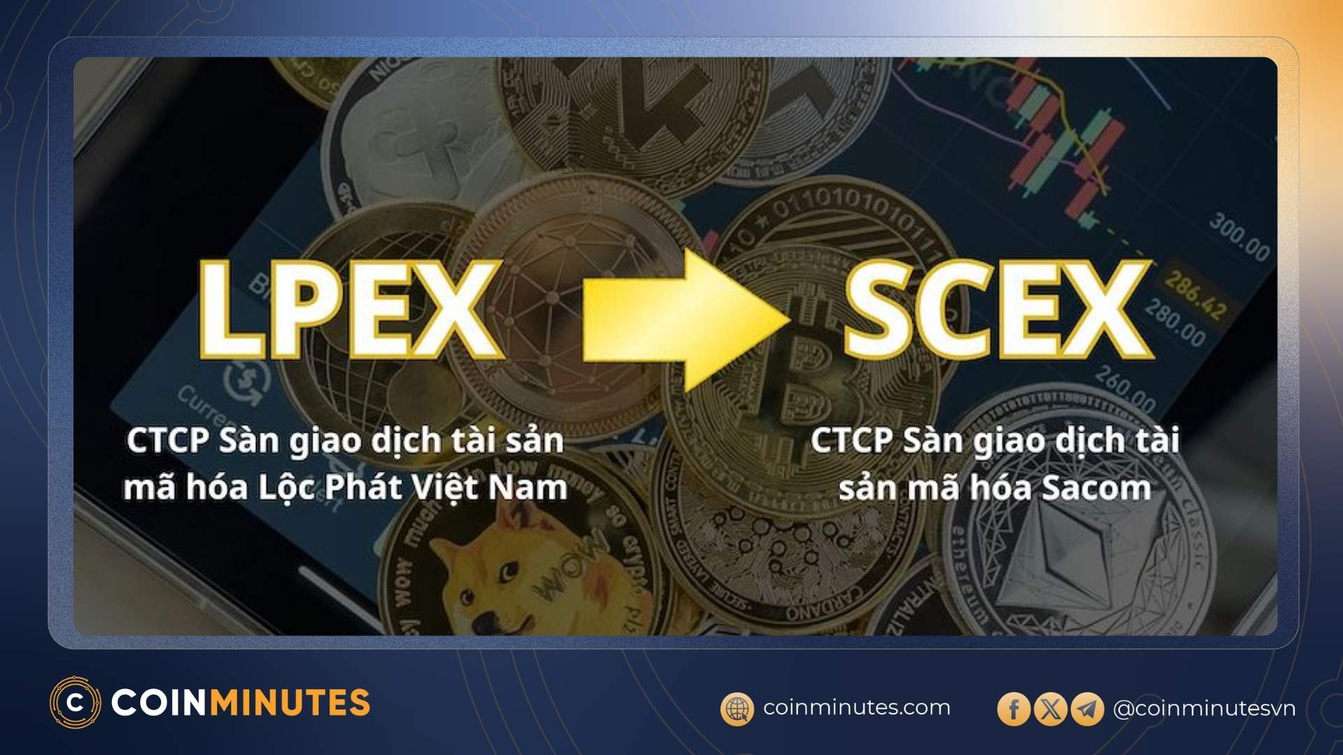 CTCP Sàn giao dịch tài sản mã hóa Lộc Phát Việt Nam (LPEX) vừa đổi tên thành CTCP Sàn giao dịch tài sản mã hóa Saco