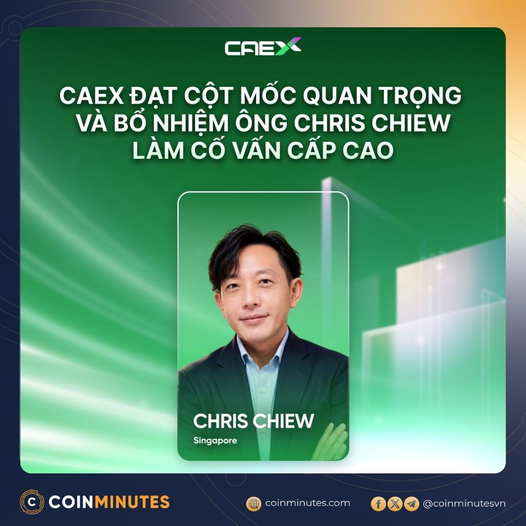 CAEX chính thức bổ nhiệm ông Chris Chiew vào vị trí Cố vấn cấp cao