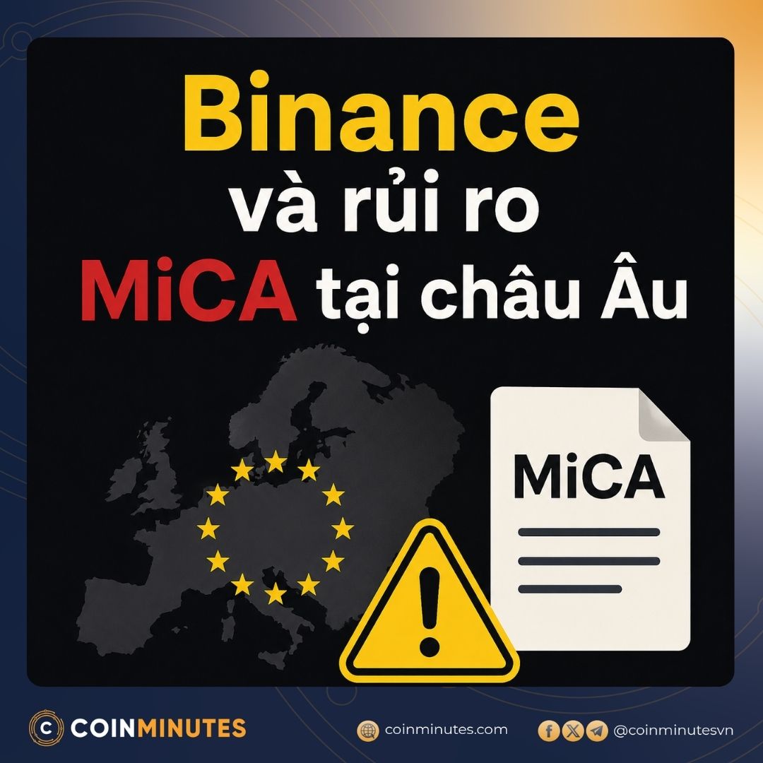 Binance đối mặt rủi ro MiCA tại châu Âu trước hạn 01/07