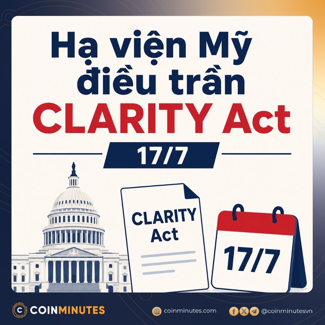 Hạ viện Mỹ xếp lịch điều trần CLARITY Act ngày 17/07