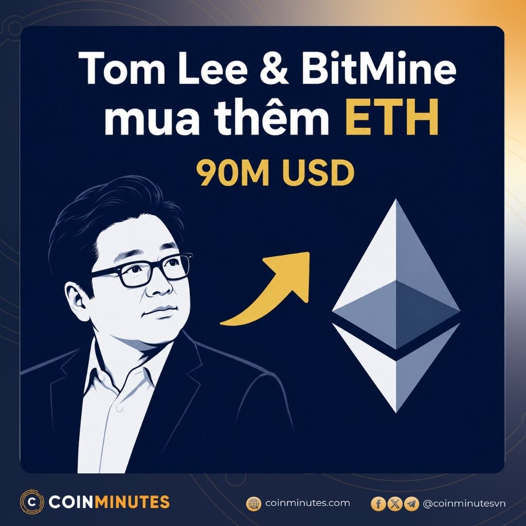 Tom Lee và BitMine tiếp tục gom thêm ETH giữa tâm bão thị trường