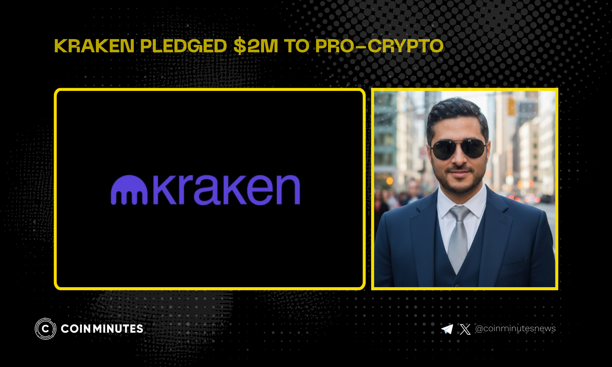 Kraken Donates $2 Million to Freedom Fund PAC and America First Digital.