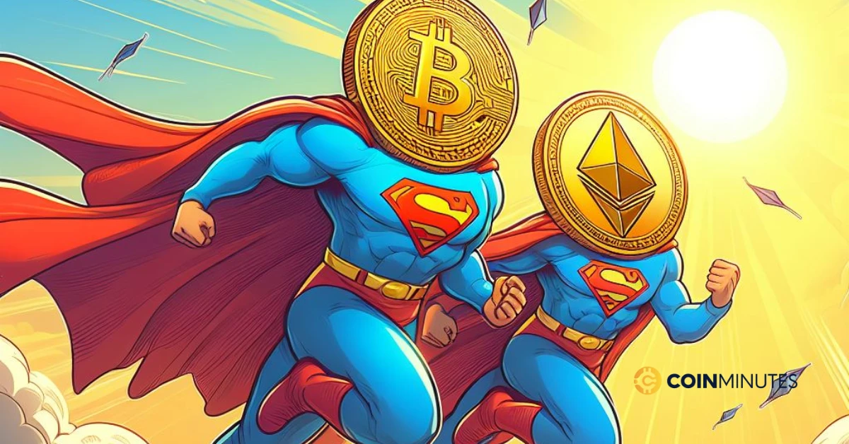 bitcoin and ethereum going up