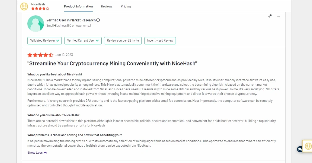 nicehash review