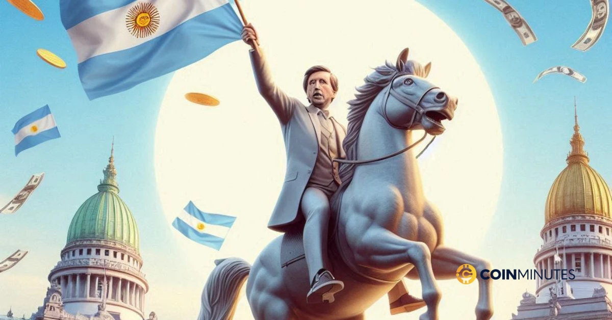 argentina president promotes bitcoin